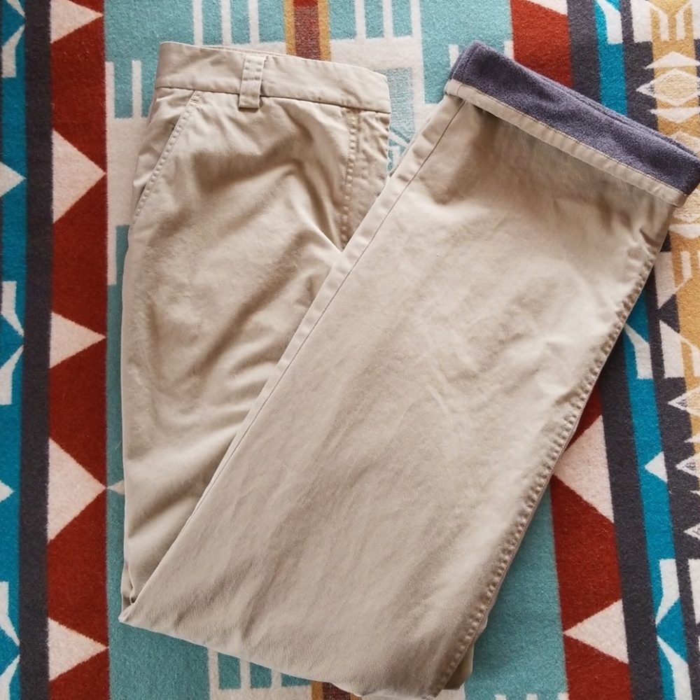 Jcrew fleece lined chino TALL